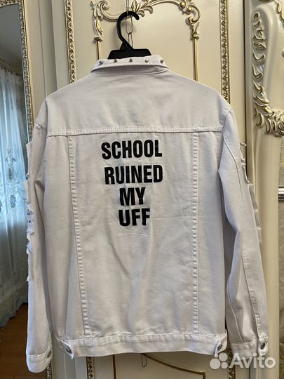 Джинсовая куртка мужская летняя, р.48-50