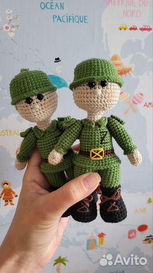 Брелок талисман солдатик