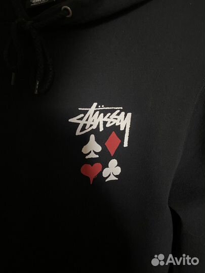 Худи Stussy черное