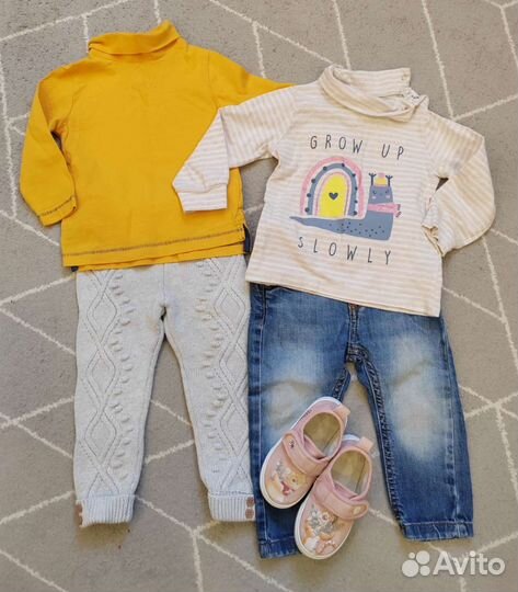 Детская одежда для девочки пакетом 86-92