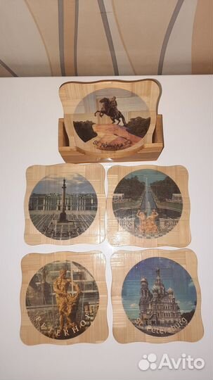 Подставки под кружки Санкт-Петербург