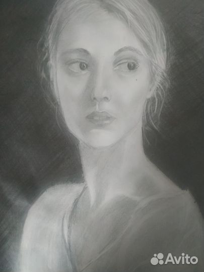 Портрет по фото карандашом