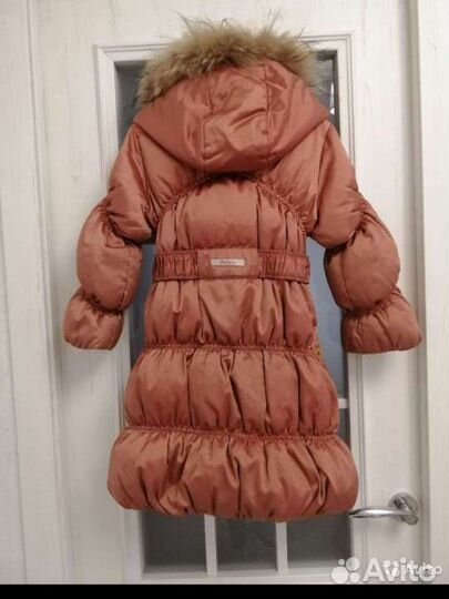 Пуховик для девочки 128 Nels
