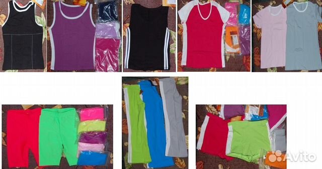 Брюки, шорты, футболки спортивные унисекс р.28-42