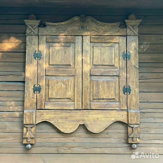 Деревянные ставни