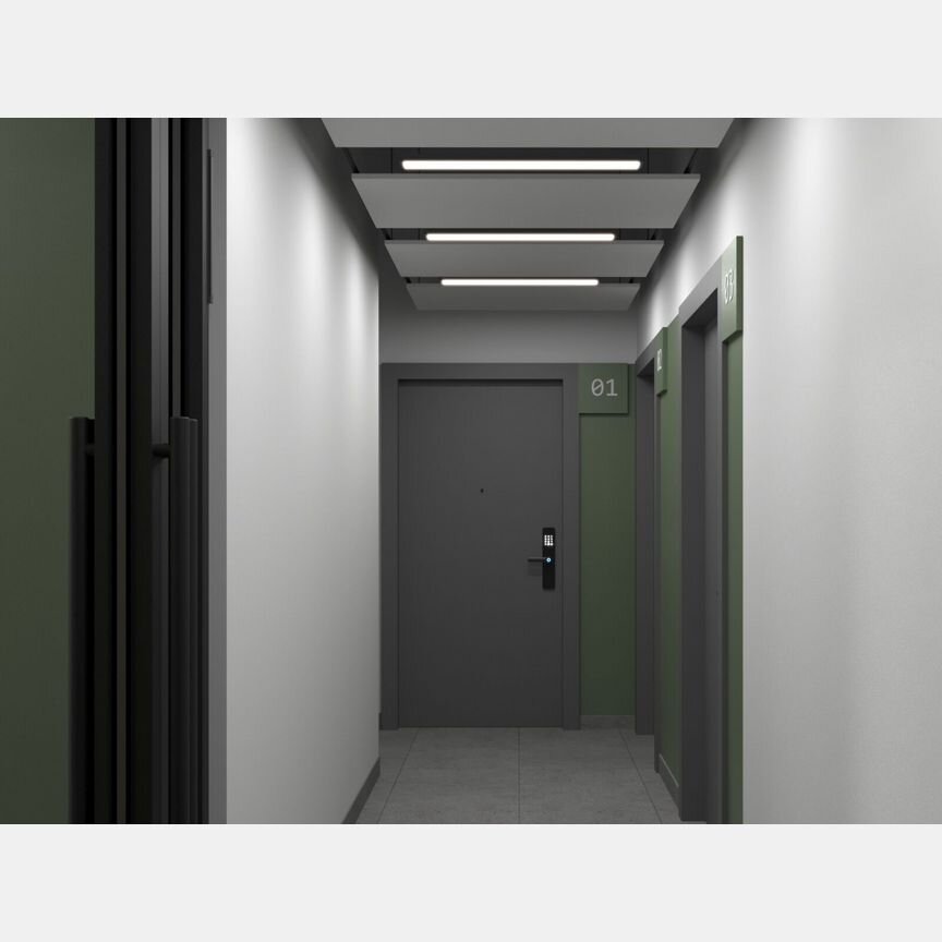 2-к. квартира, 51,2 м², 6/9 эт.