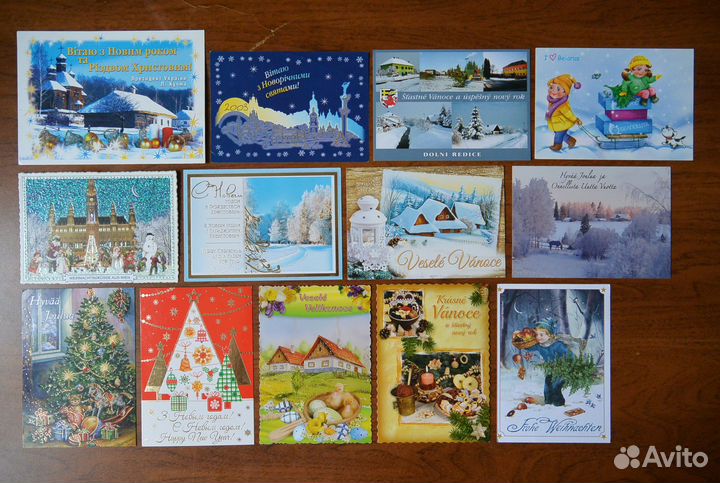 Зарубежные иностранные открытки