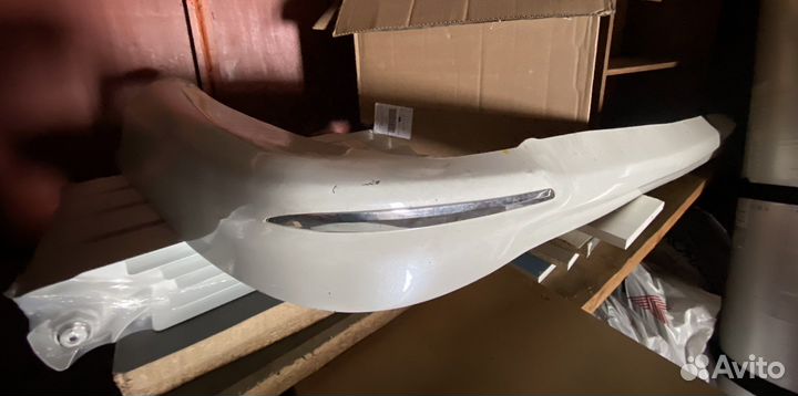 Губа на задний бампер на toyota LC200 2012-2015г