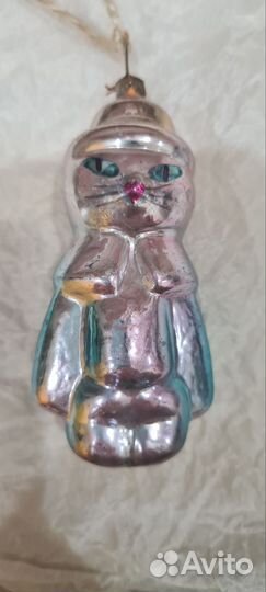 Елочные игрушки кот в сапогах СССР