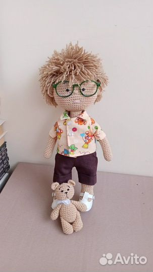 Интерьерная кукла амигуруми