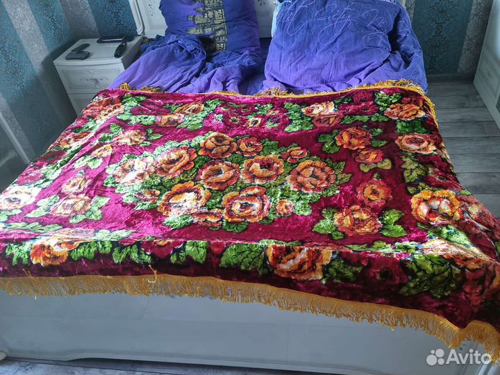 Покрывало плюшевое СССР