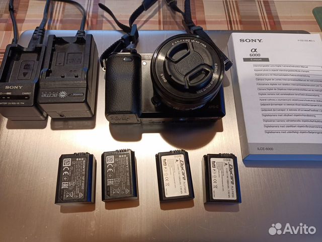 Sony a6000 18-55 OSS + 4 акк + 2 зу