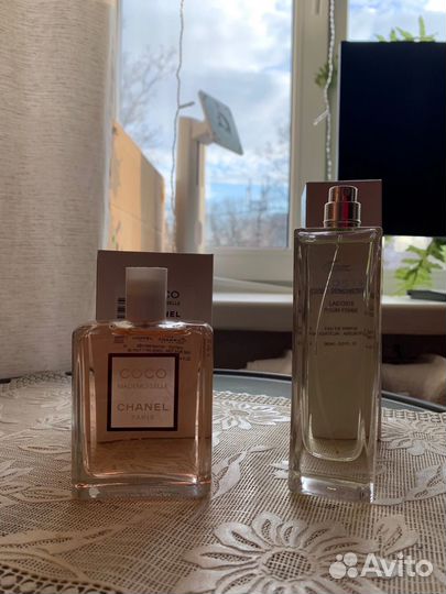 Лот lacoste pour femme и chanel coco mademoiselle