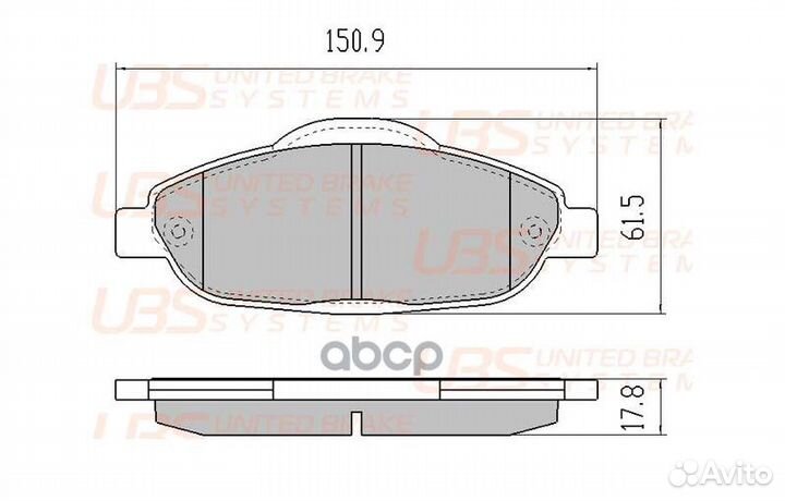 Премиум тормозные колодки peugeot 308 07/10/1
