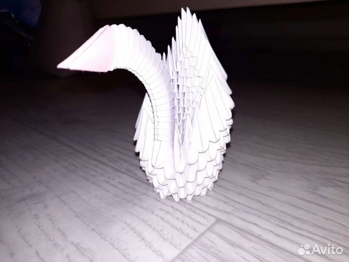 Оригами лебедь