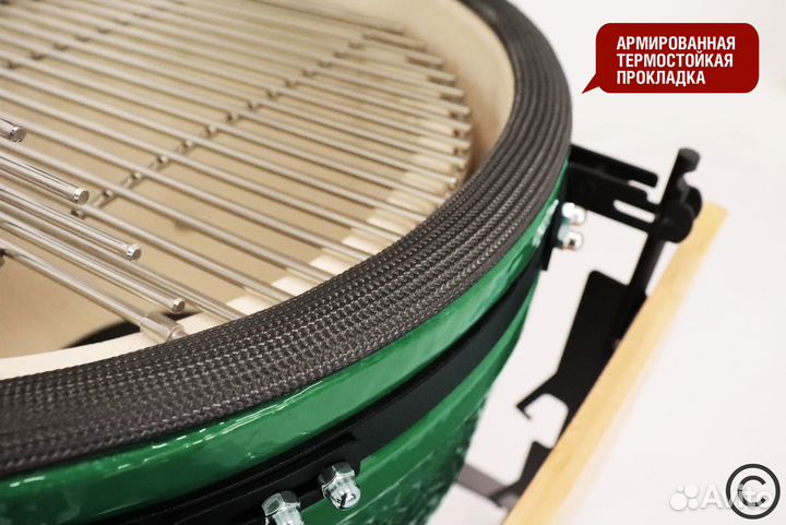 Керамический гриль SG18 PRO 18 дюймов зеленый