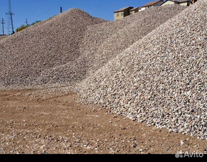 Гпс Мура Галька Песок Бутовый камень Щебень Отсев
