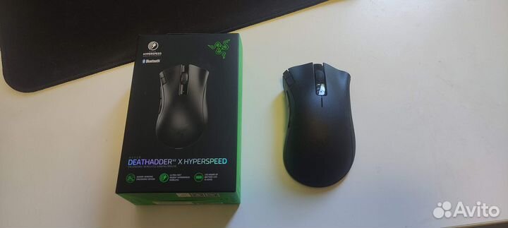 Беспроводная мышь Razer deathadder V2 X hyperspeed
