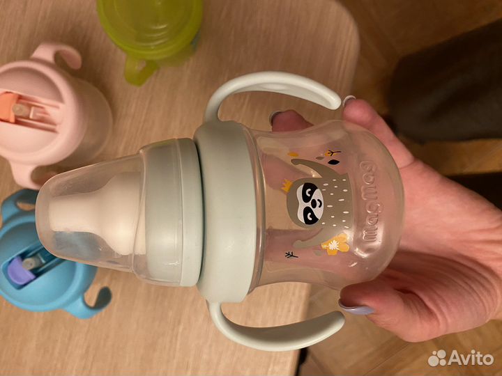 Поильник pigeon с трубочкой mag-mag