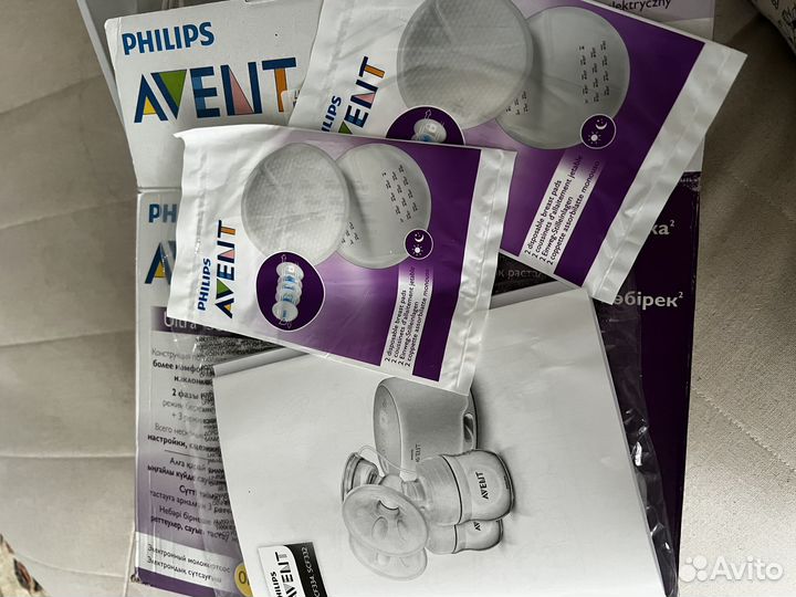 Молокоотсос avent электрический