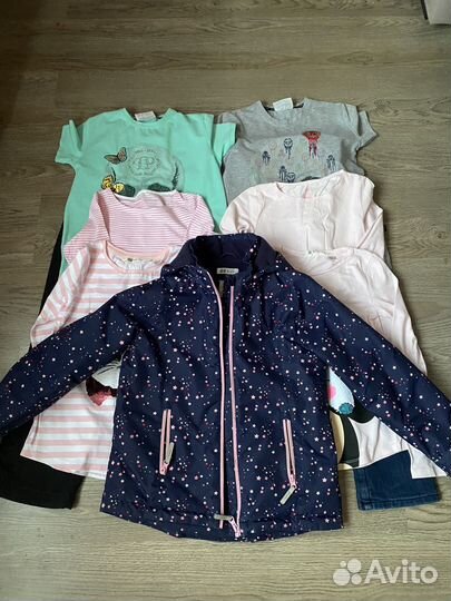 Вещи фирменные пакетом на девочку 134 140