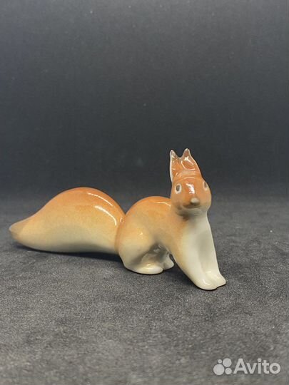 Фарфоровые статуэтки лфз Белочка