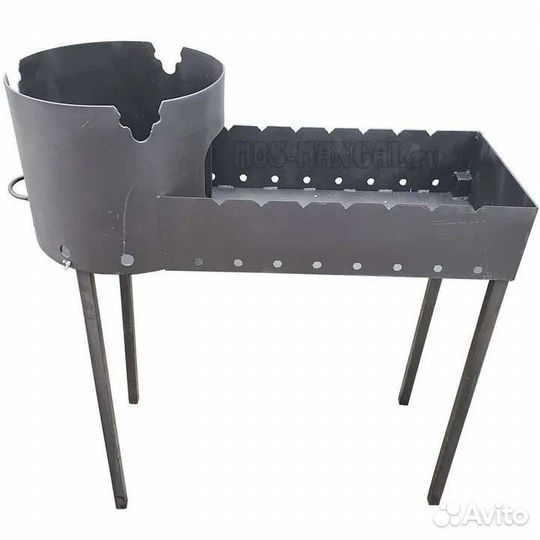 Печь мангaл для казана с шампурами