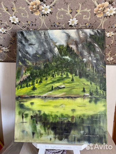 Картина масло/ холст Пейзаж