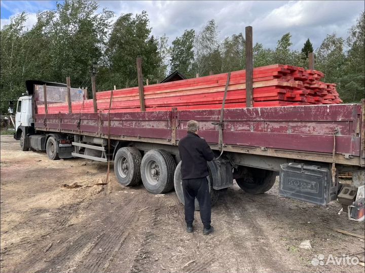 Брус обрезной все размеры доставка