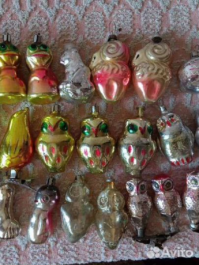 Ёлочные игрушки СССР 40-80е гг