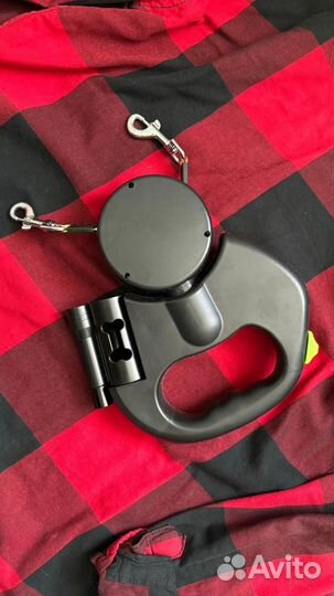 Поводок рулетка для 2 собак