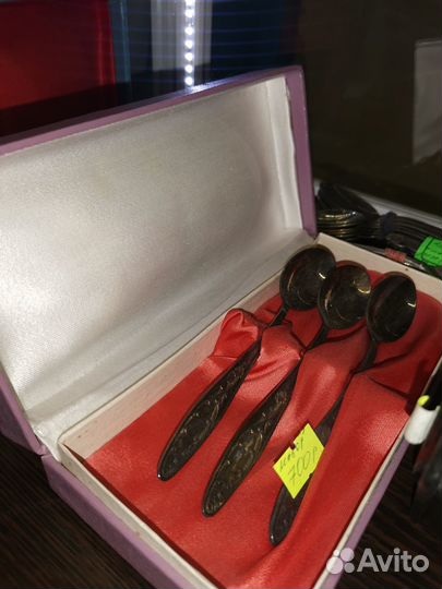 Столовые приборы мельхиор, серебро советские