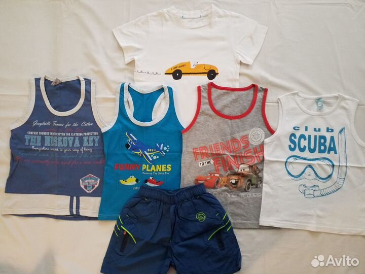 Майки лето шорты, р.110-116