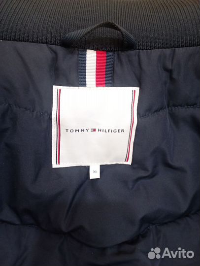 Женский демисезонный пуховик tommy hilfiger