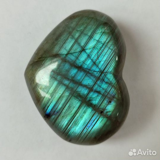 Лабрадорит сердце минерал 45г