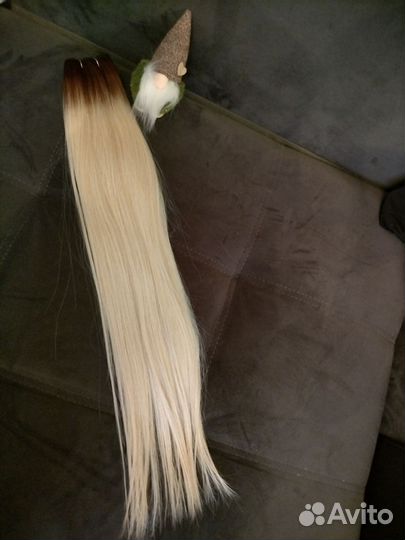 Волосы биопротеиновые для наращивания 70 см