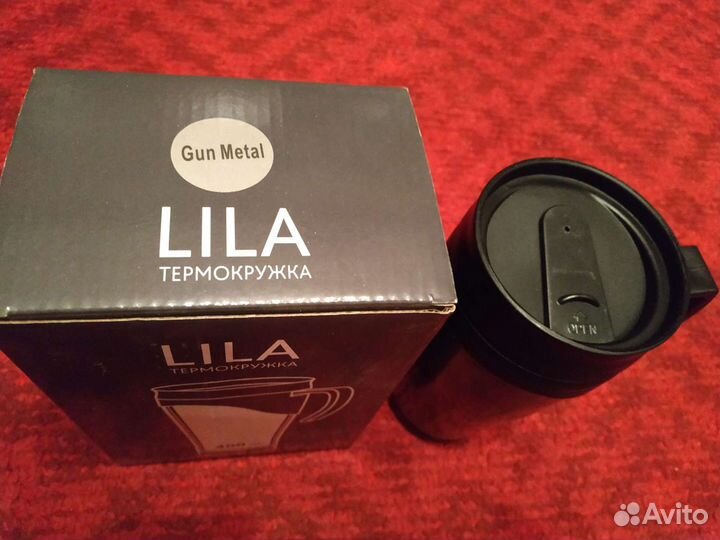 Термокружка новая lila