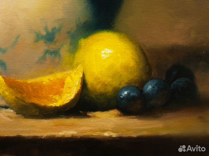 Картина маслом на холсте натюрморт 