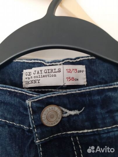 Джинсы утепленные на девочку р152 и 158