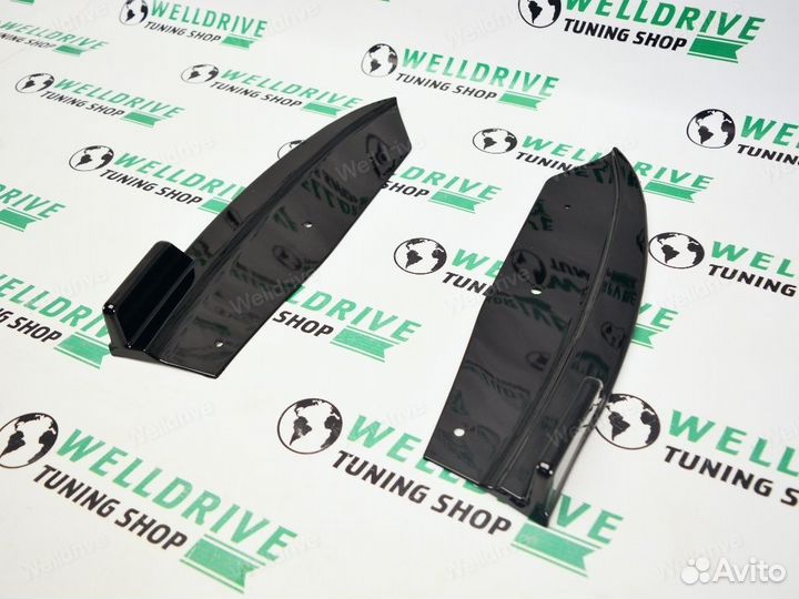 Лезвия задние BMW X4 G02 LCI M Sport черные