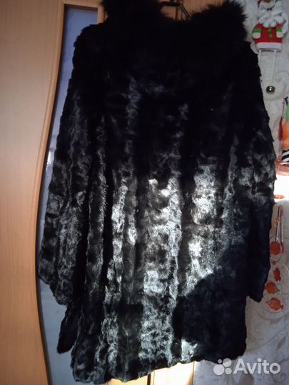 Шуба норковая с капюшоном 50-52 victor FUR