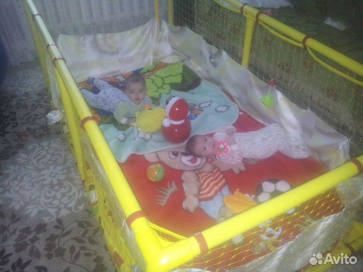 Манеж детский для двойни