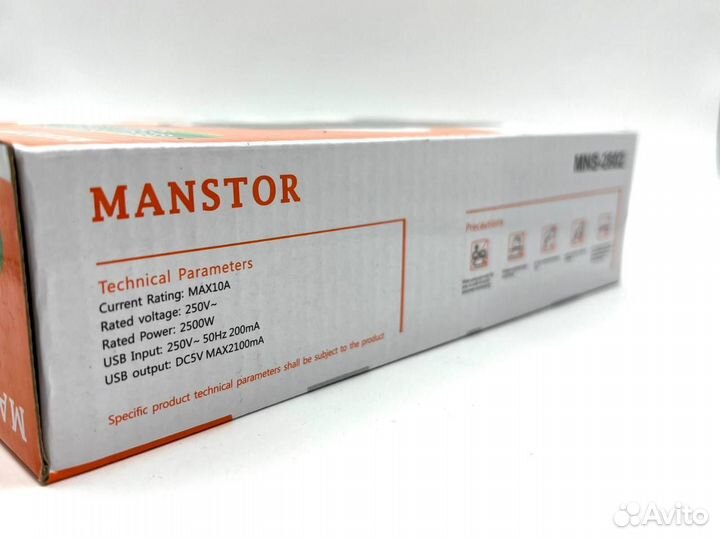 Сетевой фильтр manstor (MNS-2602)