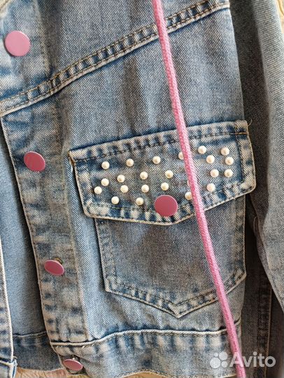 Куртка джинсовая для девочек