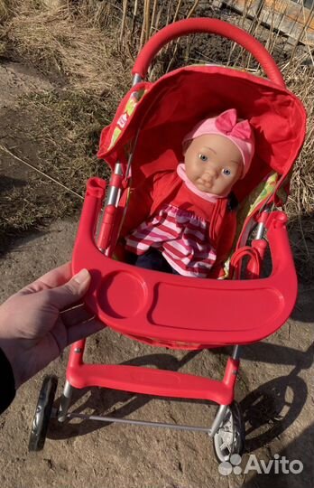 Коляска детская + пупс