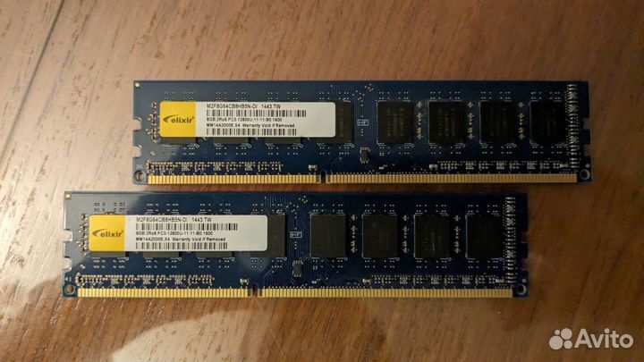 Оперативная память 8gb Elixir M2F8G64CB8HB5N-DL