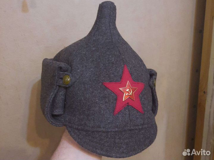 Будёновка солдата ркка копия