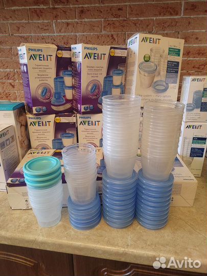 Avent контейнеры для хранения грудного молока