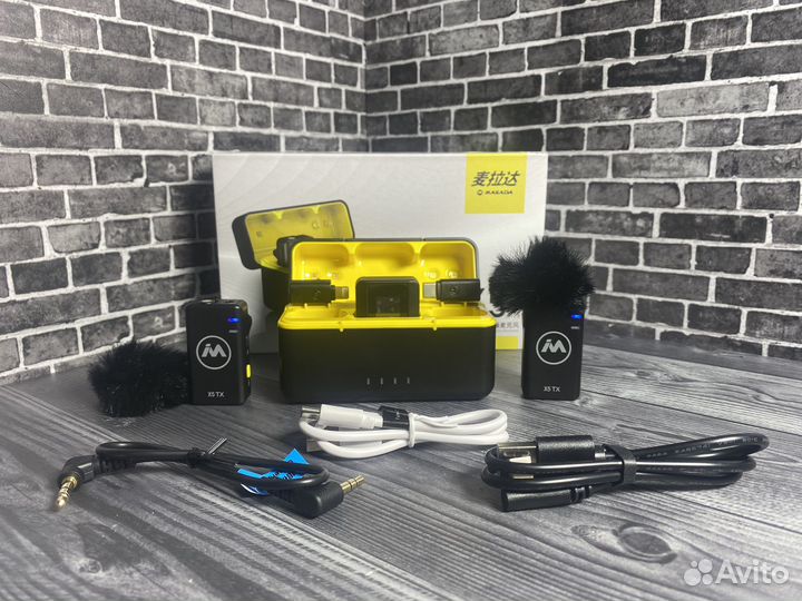 Майлада петличные беспроводные микрофоны