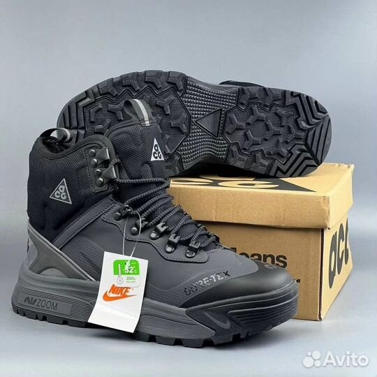 Nike ACG Zoom Gaiadome Gore-Tex Grey с Мехом